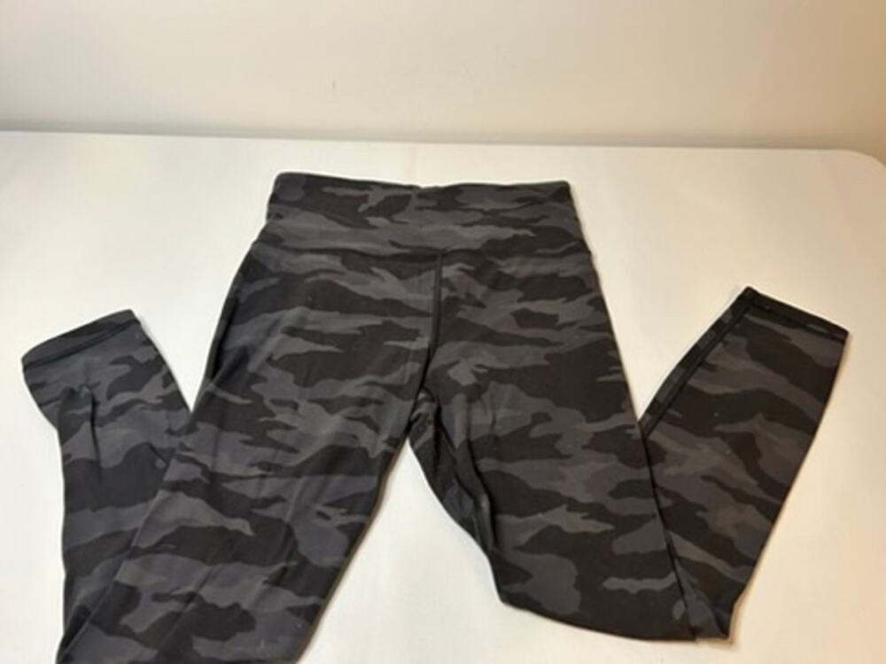 Athleta Elation Camo 7/8 Tight Womens S Gray Powervita High Rise Leggings